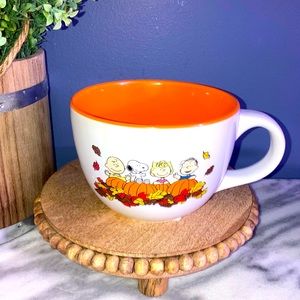 Snoopy fall soup mug